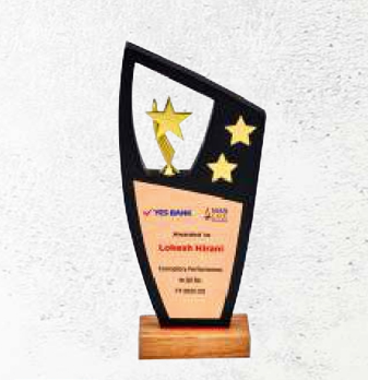 Preview - Latest update - Wooden Metal Star Trophies Manufacturers In Bangalore